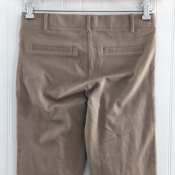 Betabrand Tan Twill Straight Leg Classic Yoga Dress Pants Womens Small Petite - Picture 5 of 9